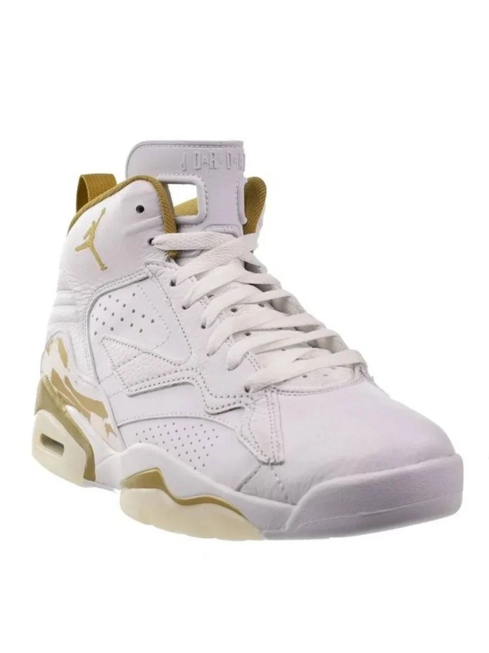 NEW Jordan MVP Men's Shoes White/Metallic Gold-Phantom DZ4475-170 Size 7.5